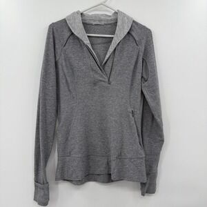 Lululemon‎ Think Fast Pullover Grey Sweater *FLAWS*